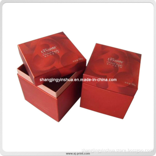 Classical Red Cardboard Paper Gift Package Box